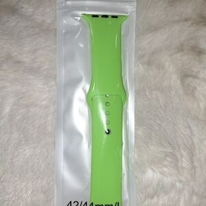 Silicone Smartwatch Band - Lime Green - Universal Fit